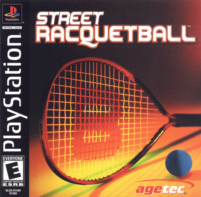 Street Racquetball box art for Playstation